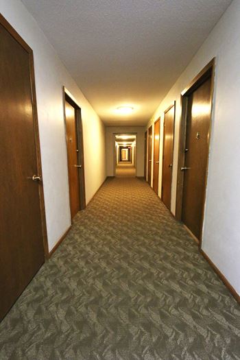 Apache manor apartments hallway